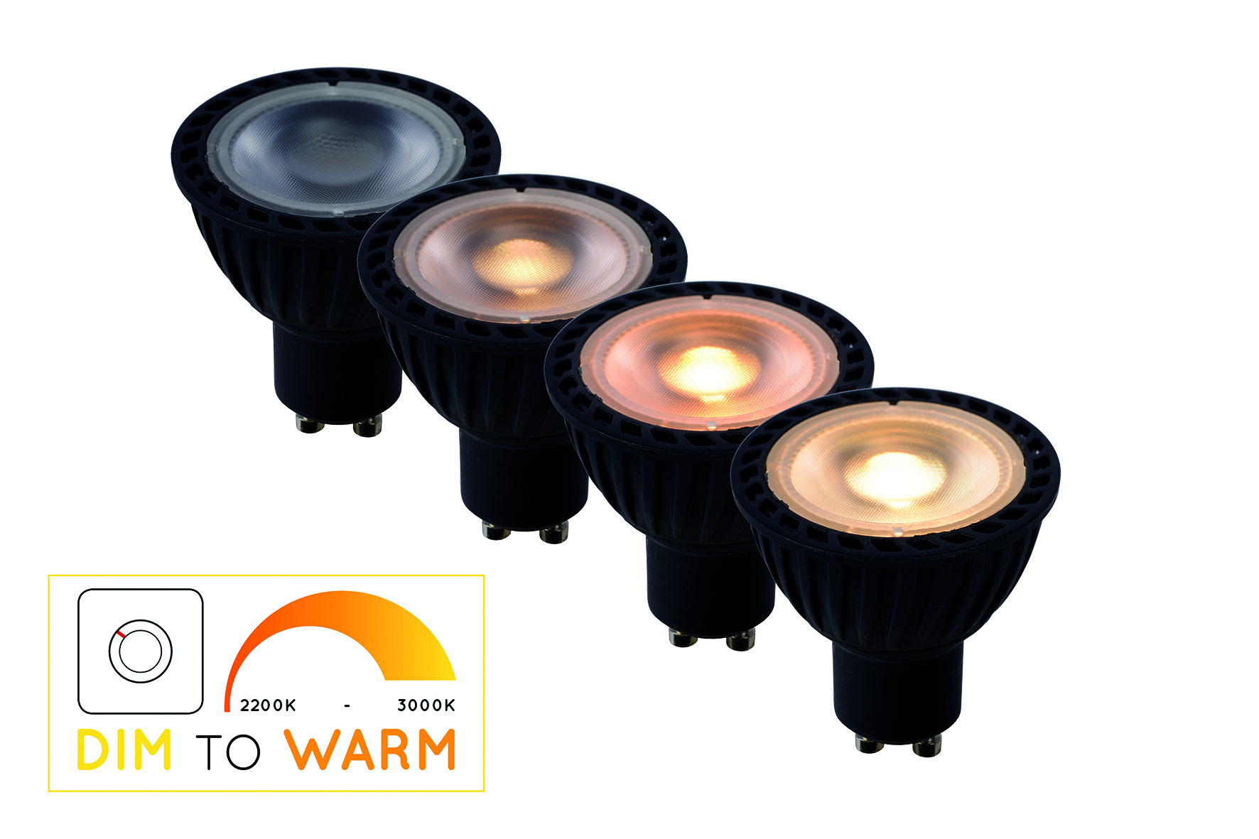 dim to warm led gu10