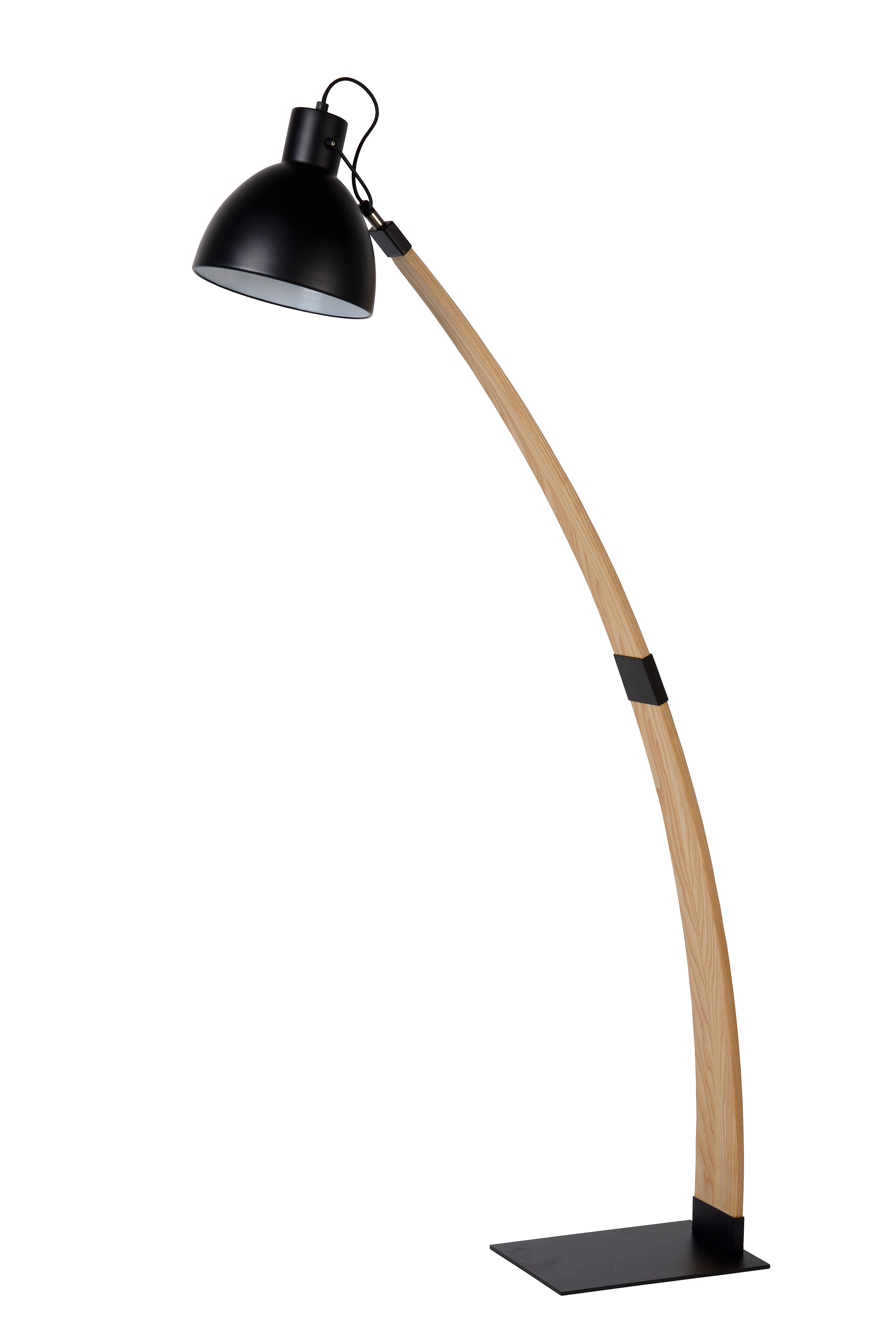 copper floor reading lamp