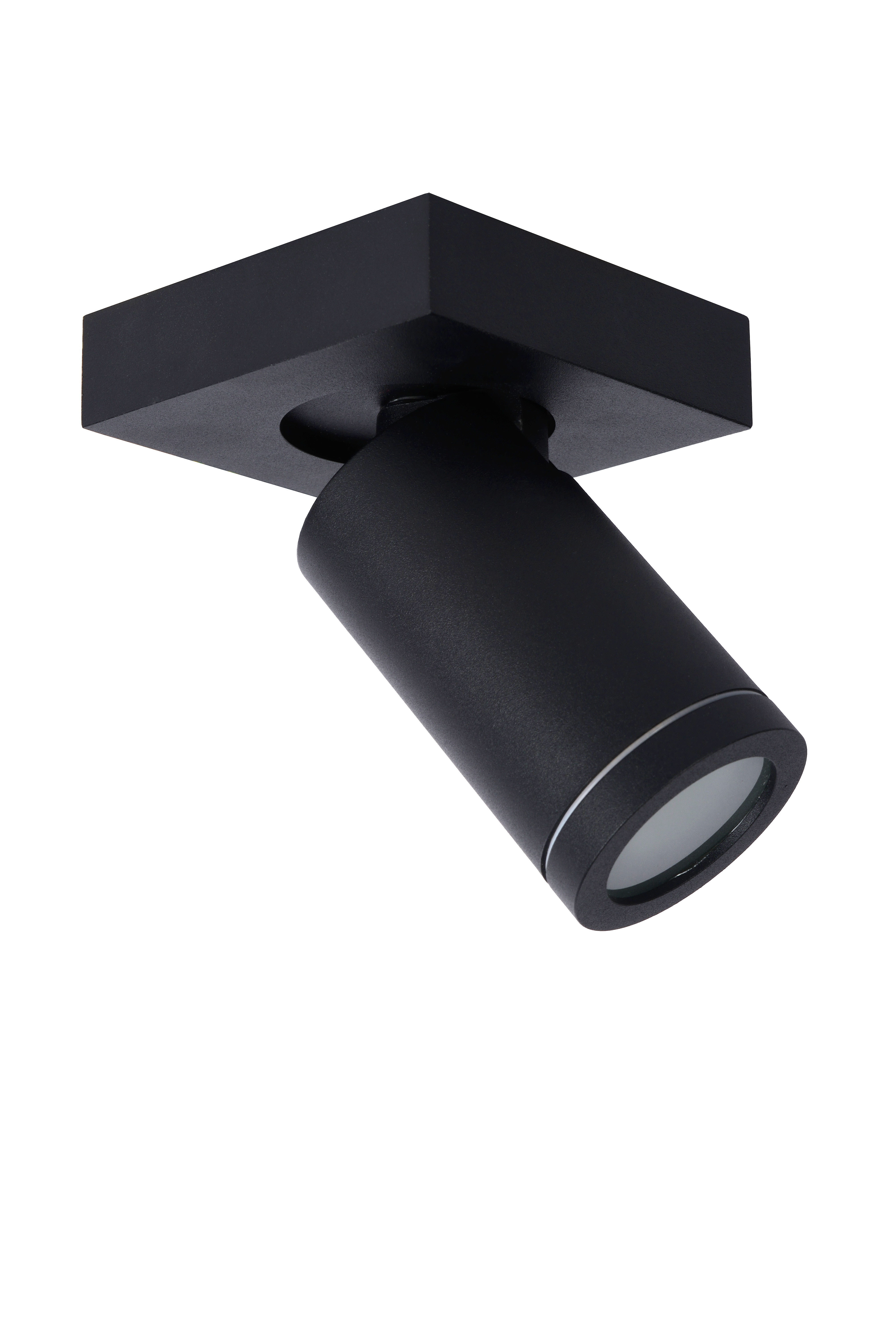 black bathroom spotlights