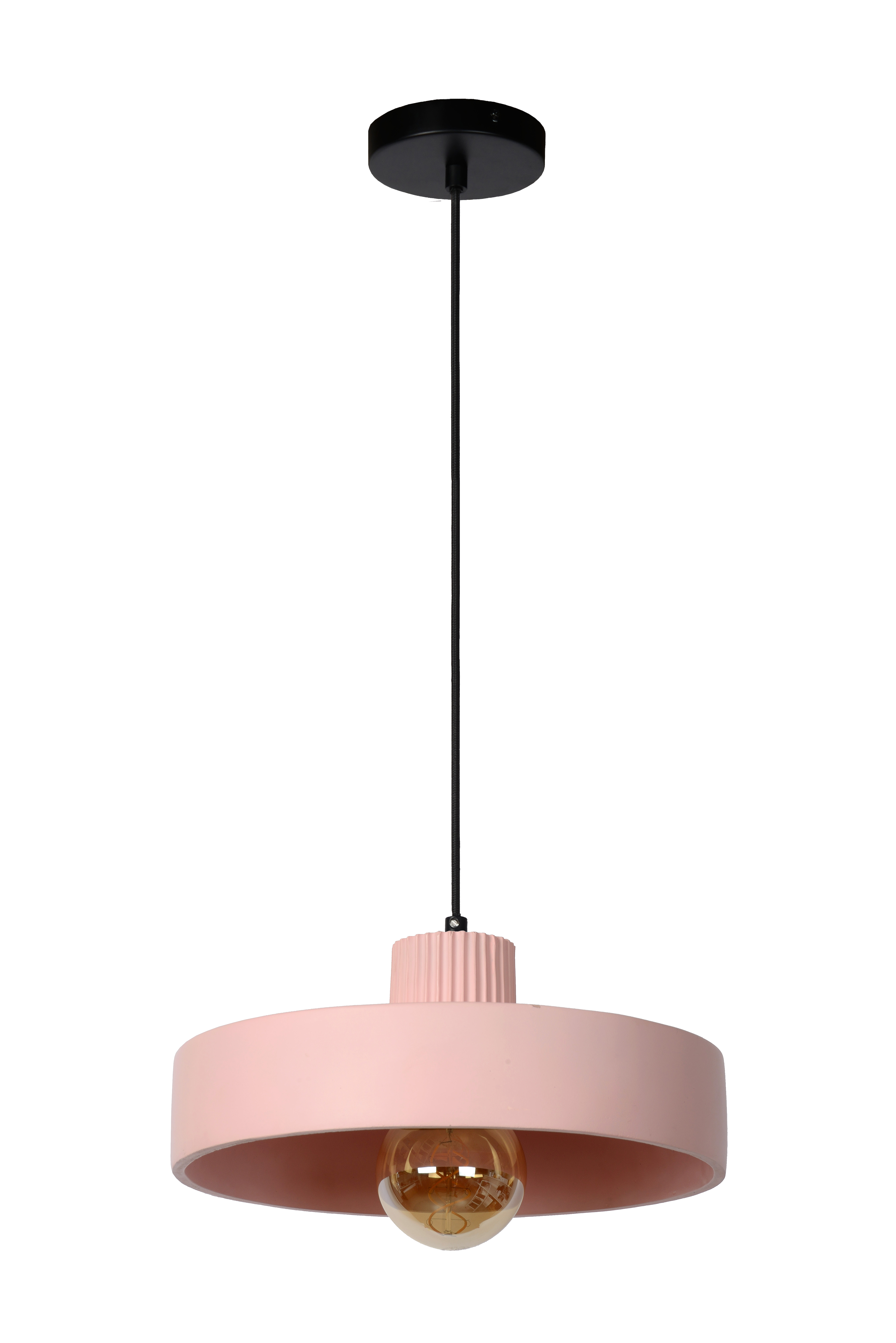 pink pendant light