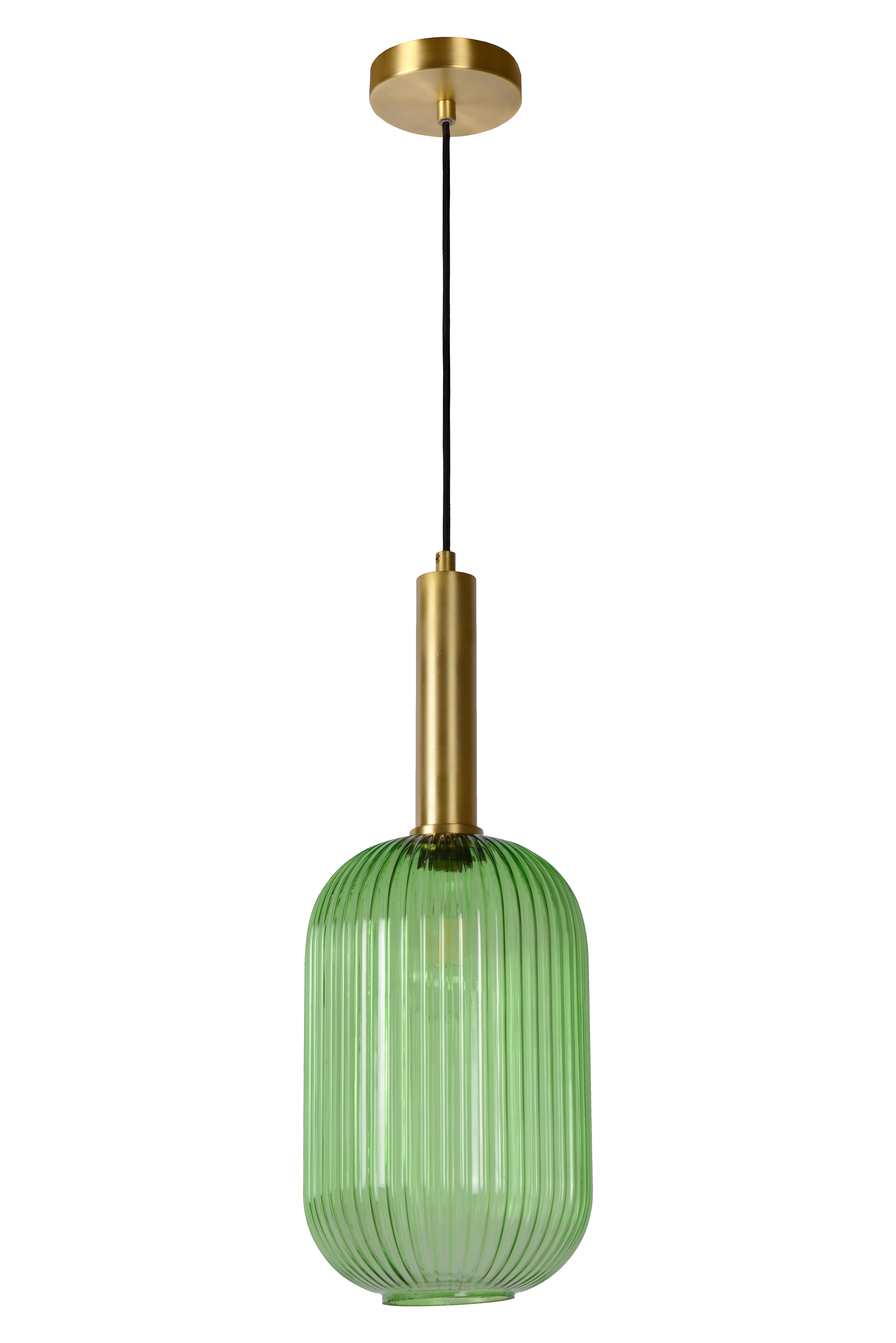 green glass ceiling light