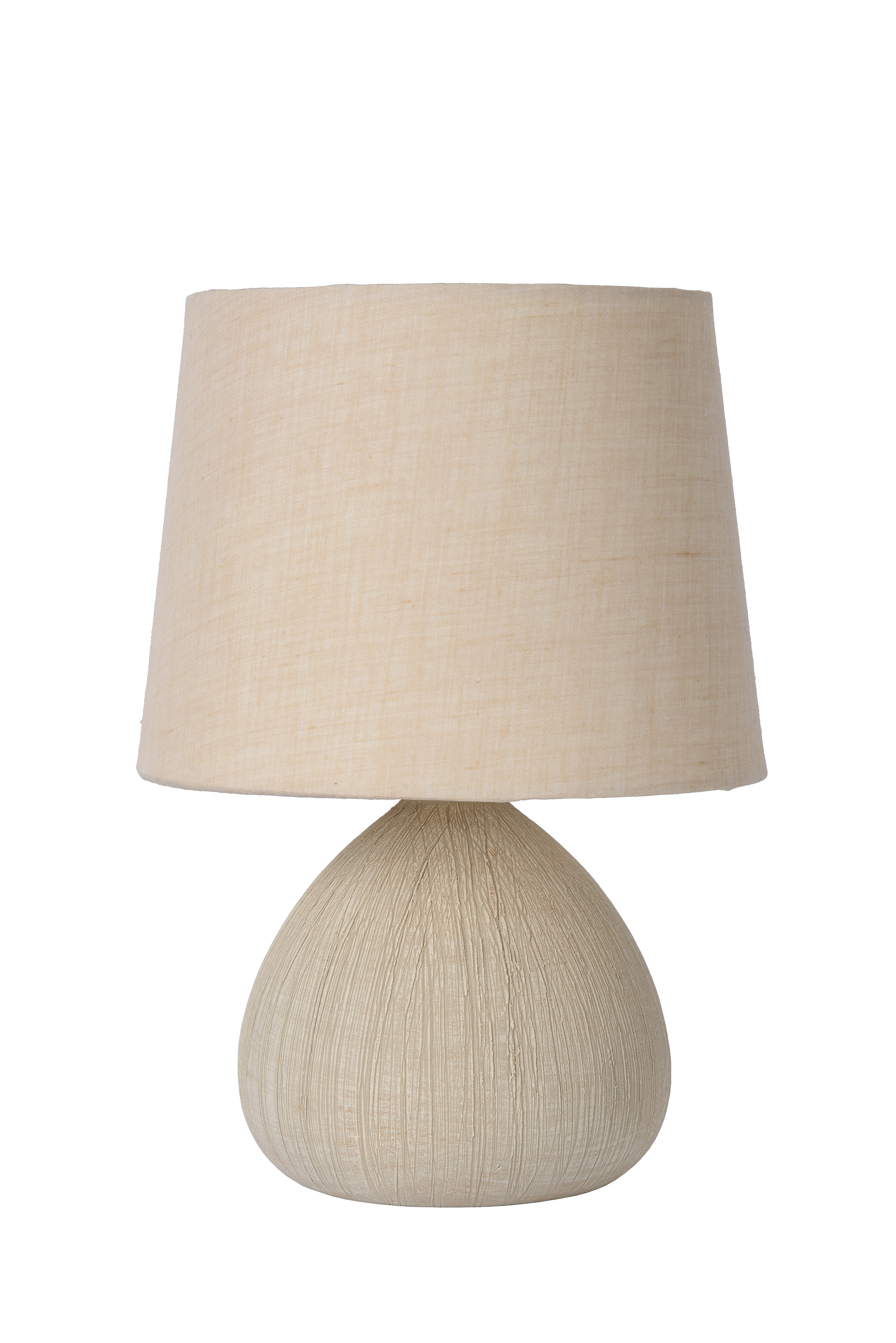 cream and grey lamp