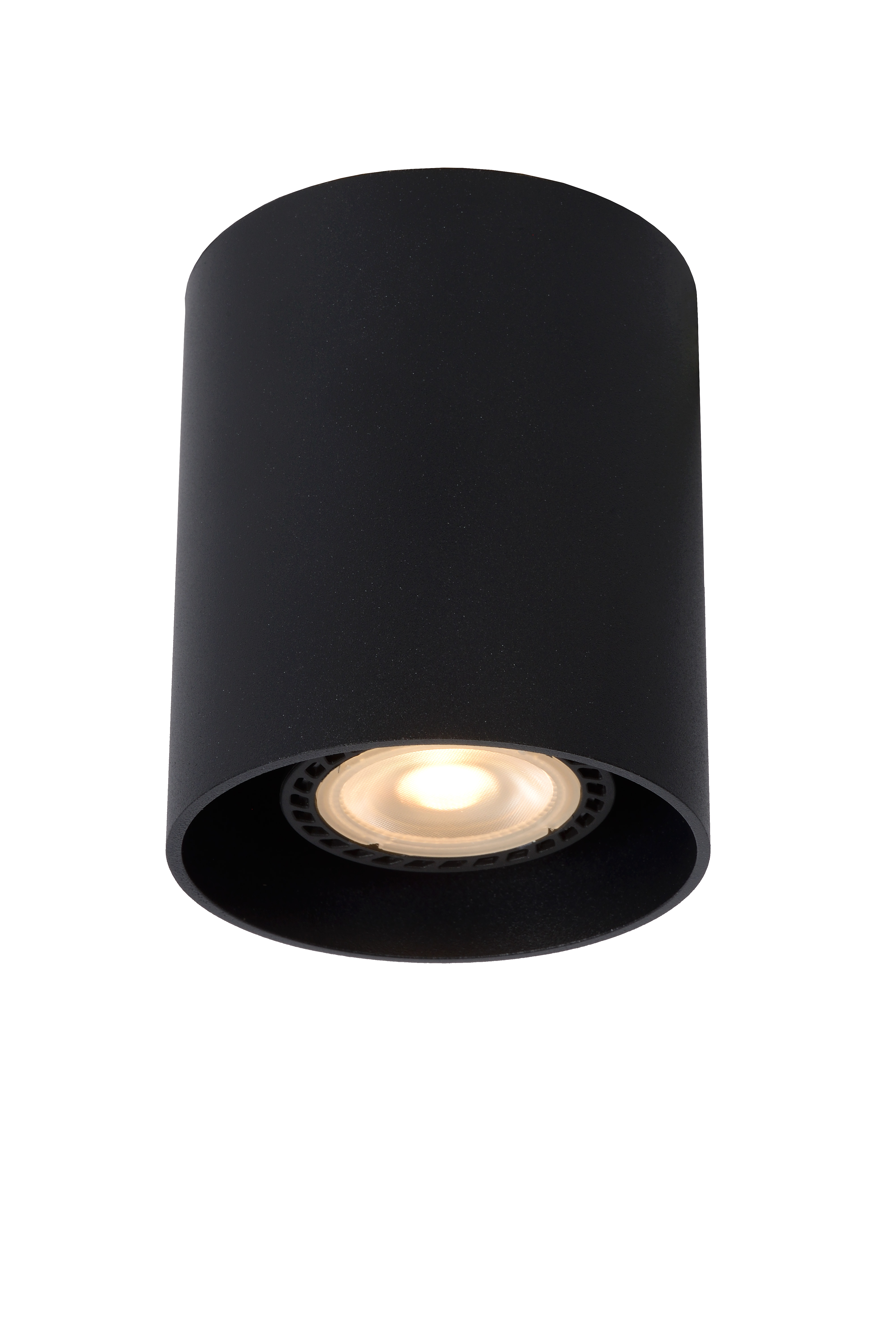 black ceiling spot light