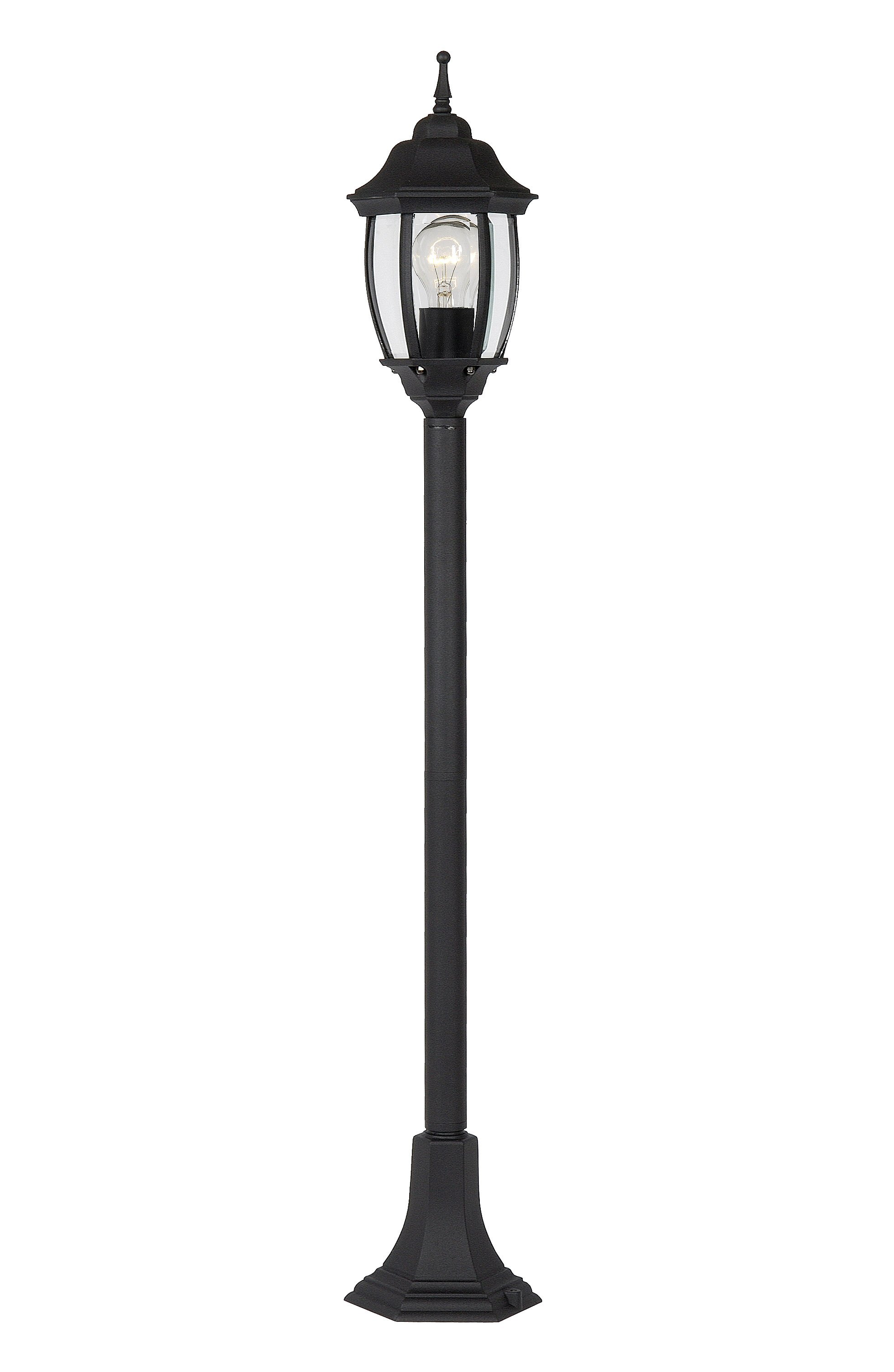 Black outdoor deals lamp post