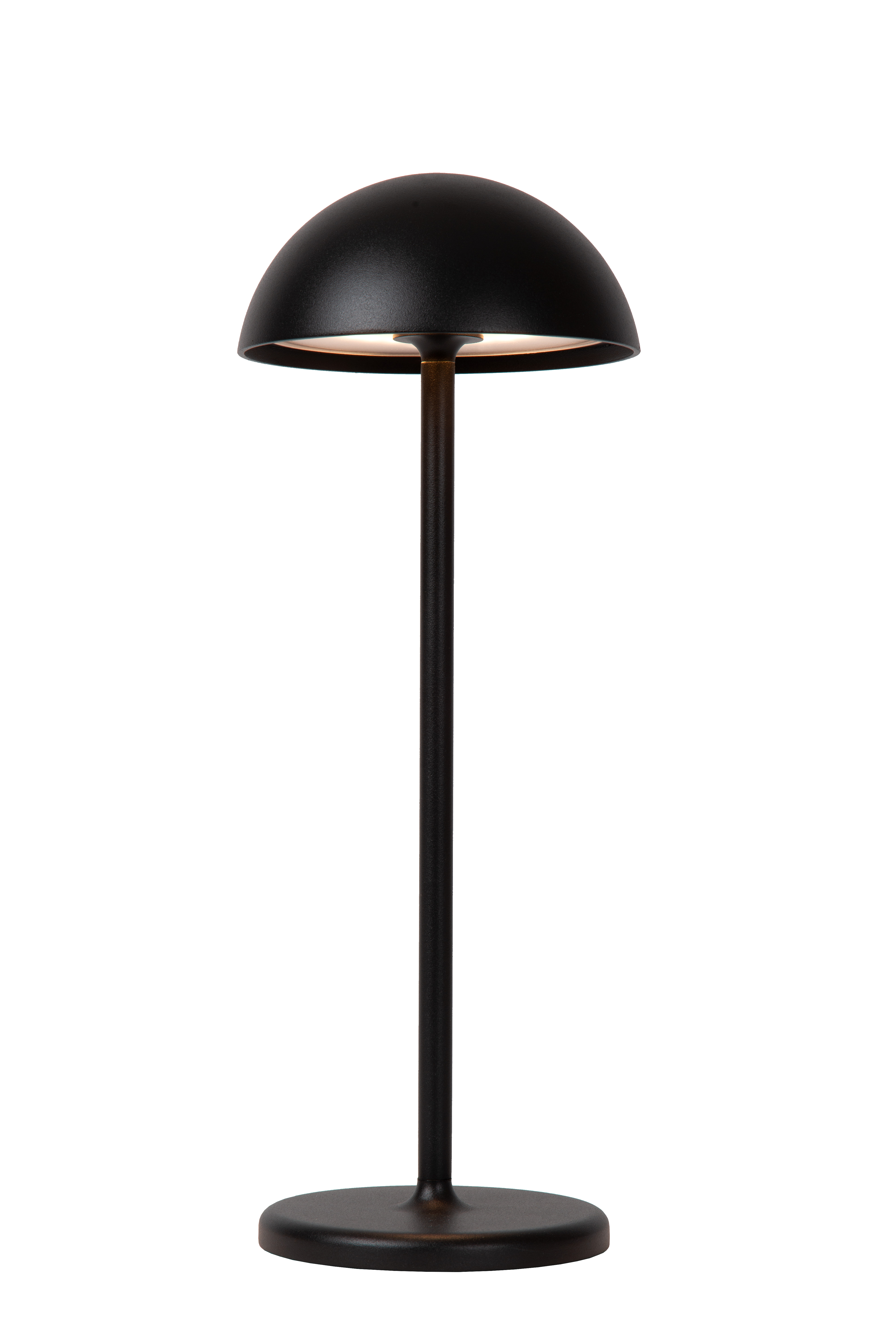 Black dome best sale table lamp