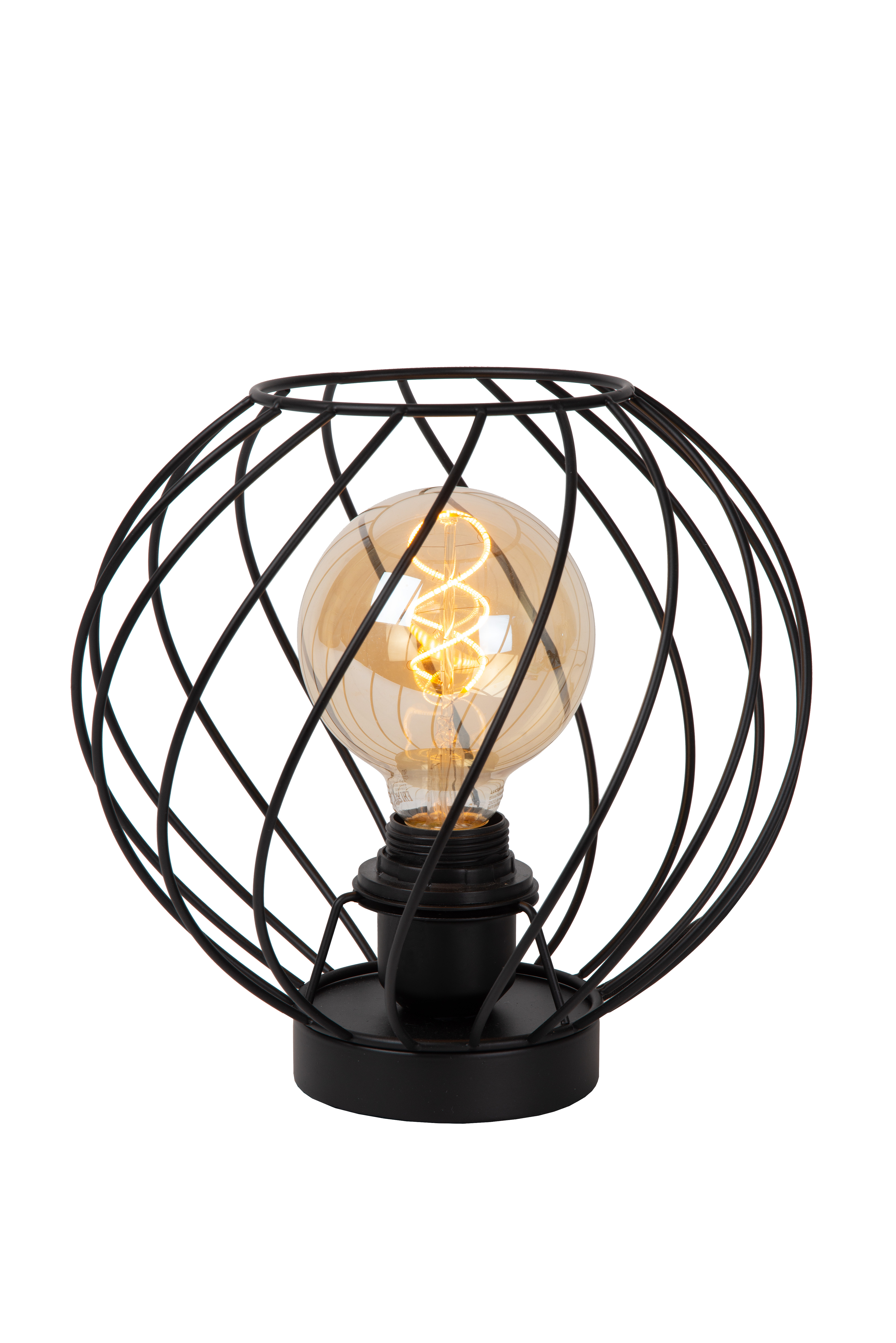 Black wire hot sale table lamp