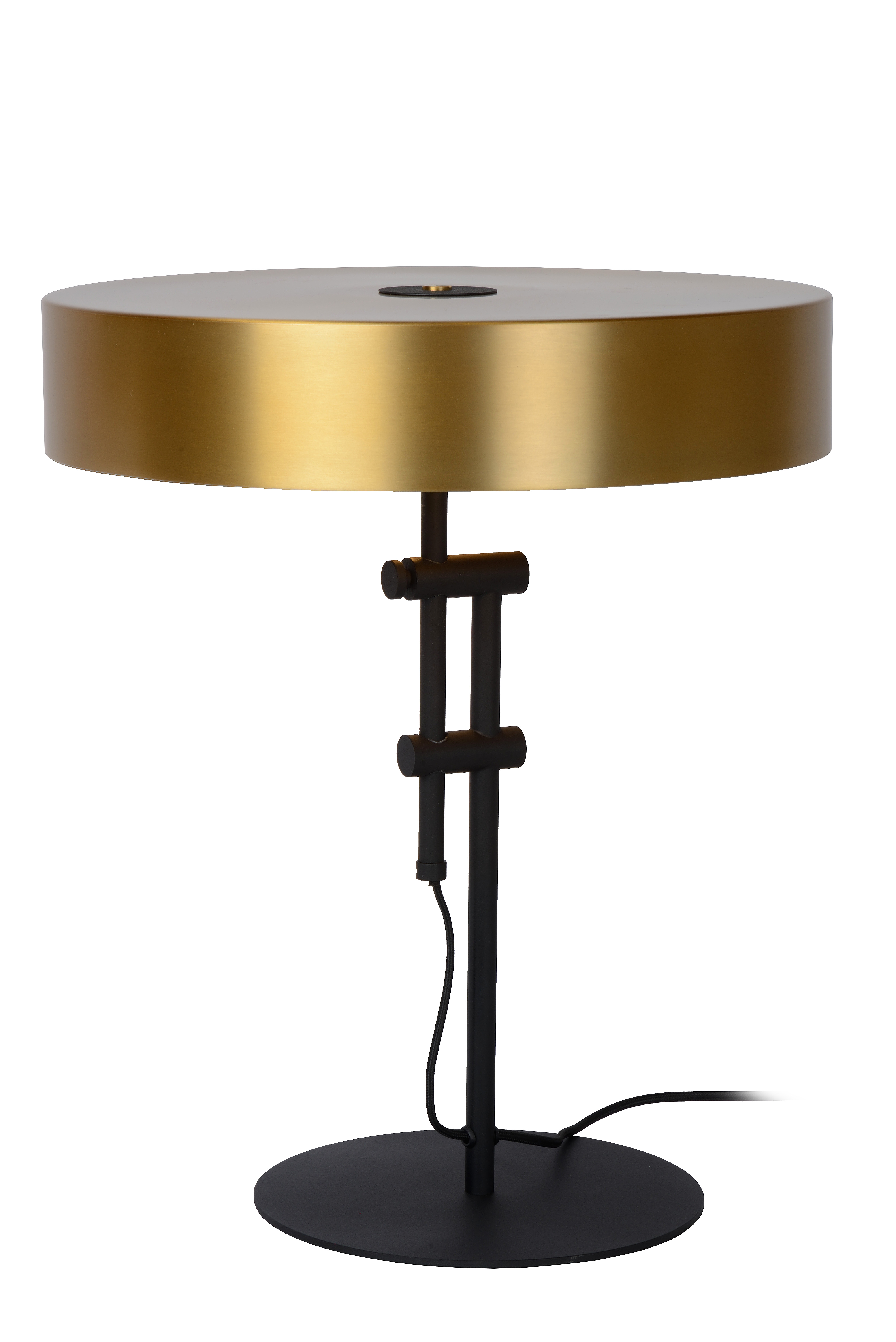 gold brass table lamp