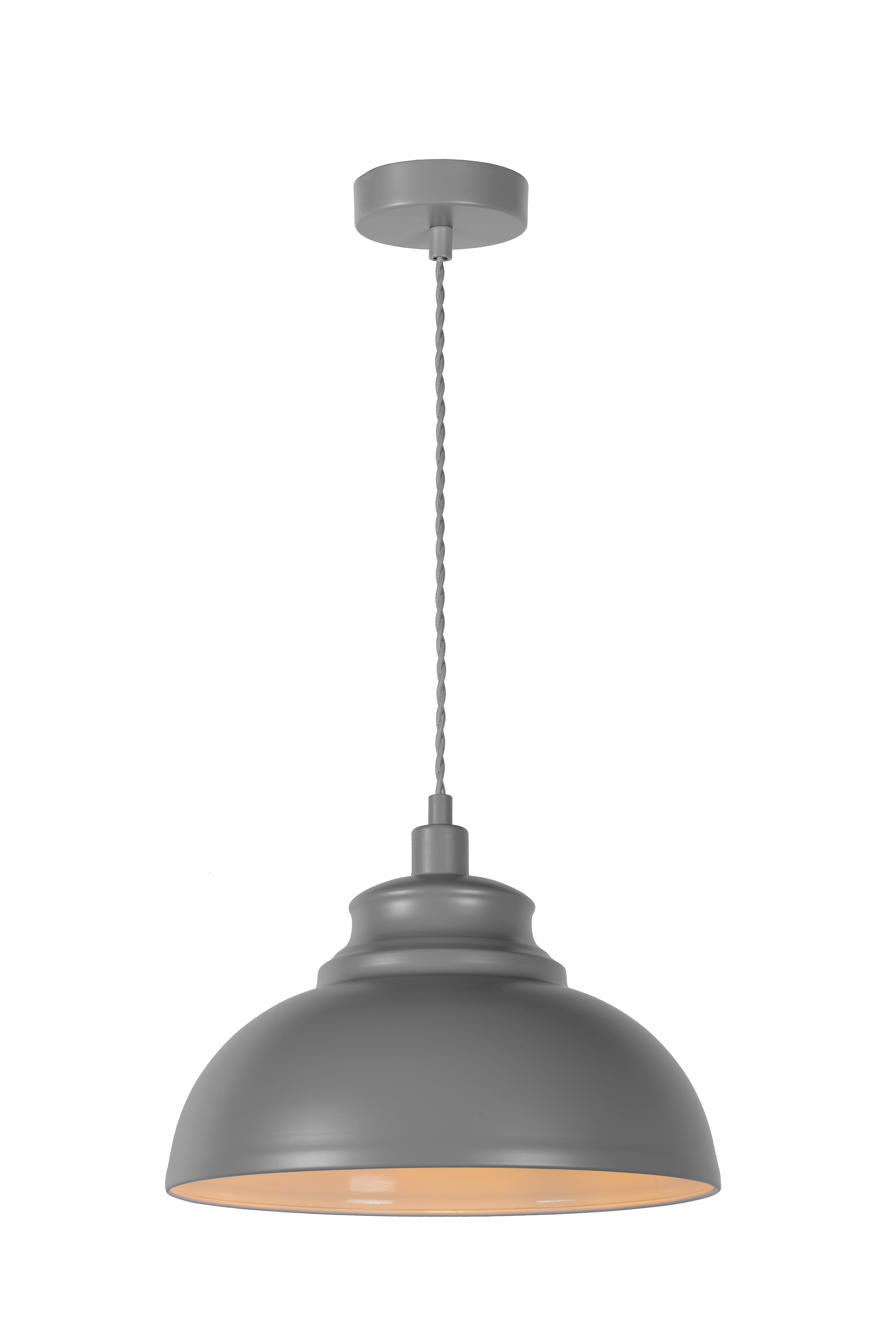 Lucide ISLA Pendant light 29 cm 1xE14 Grey