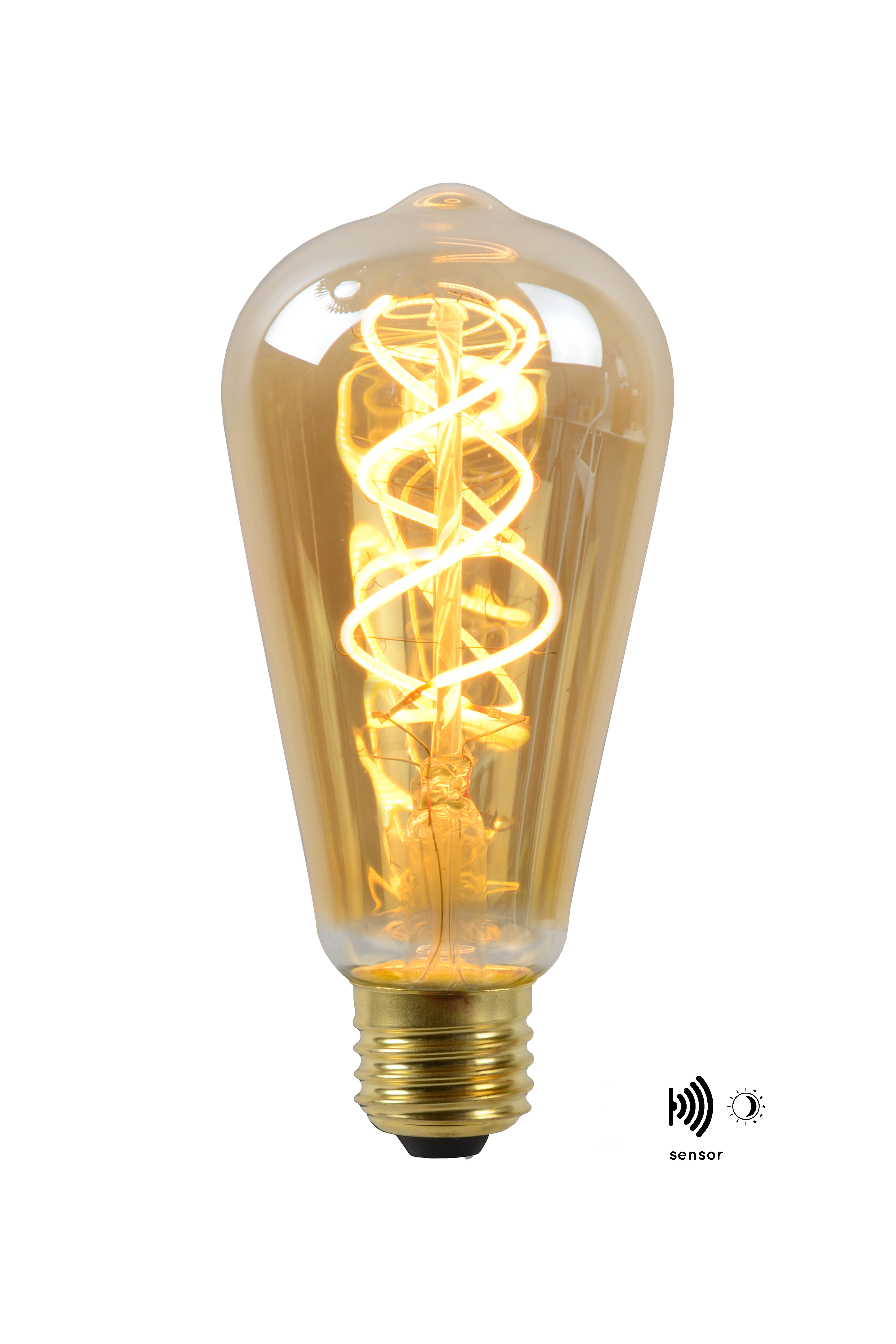 Lucide ST64 TWILIGHT SENSOR Filament bulb 6 4 cm LED E27