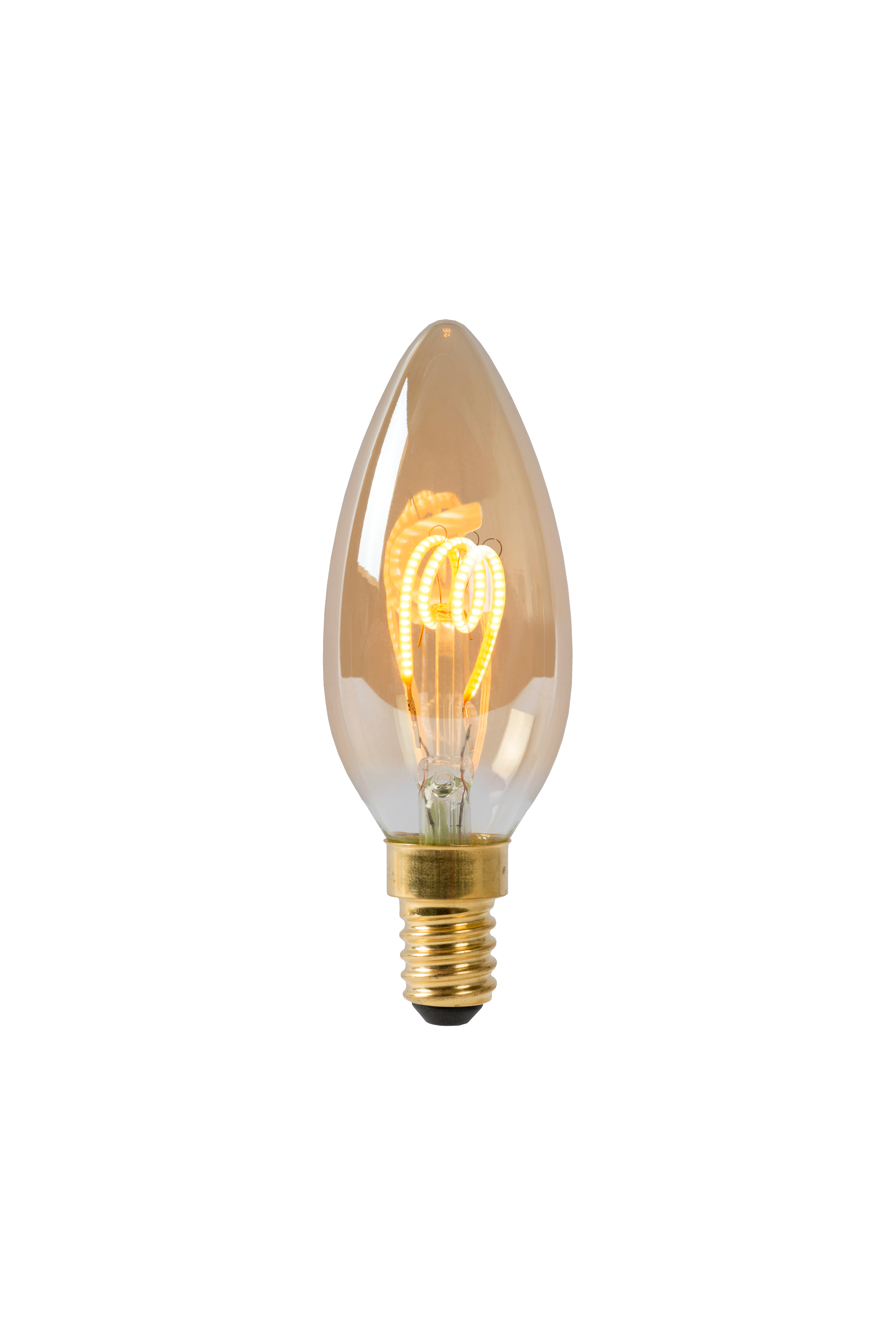 dim yellow light bulb