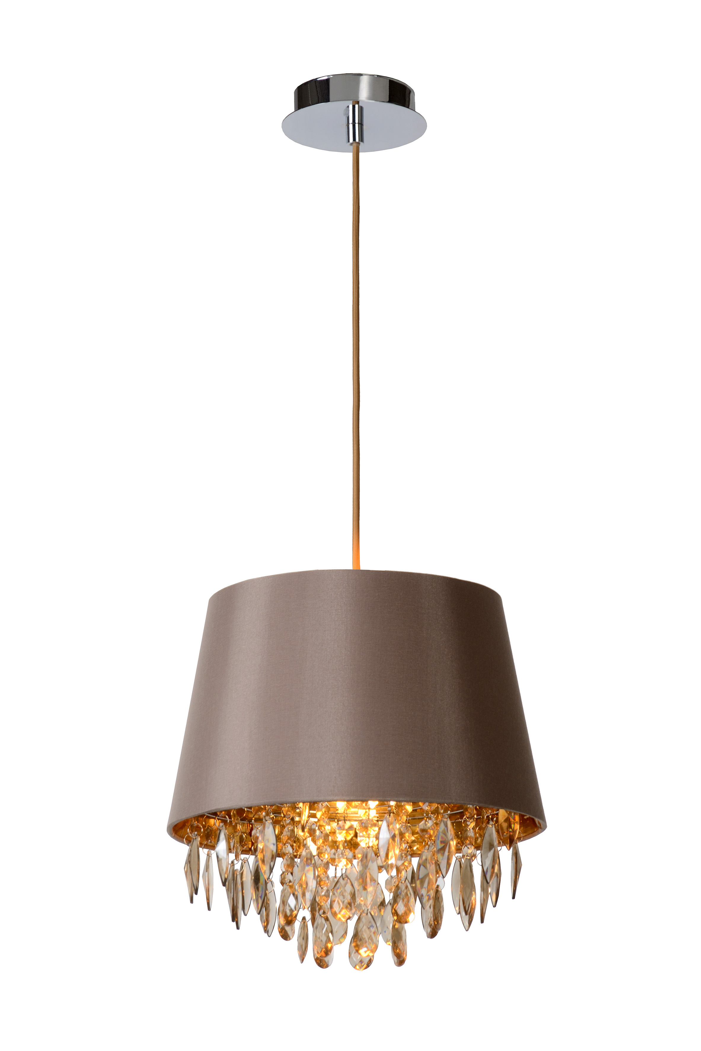 taupe pendant light