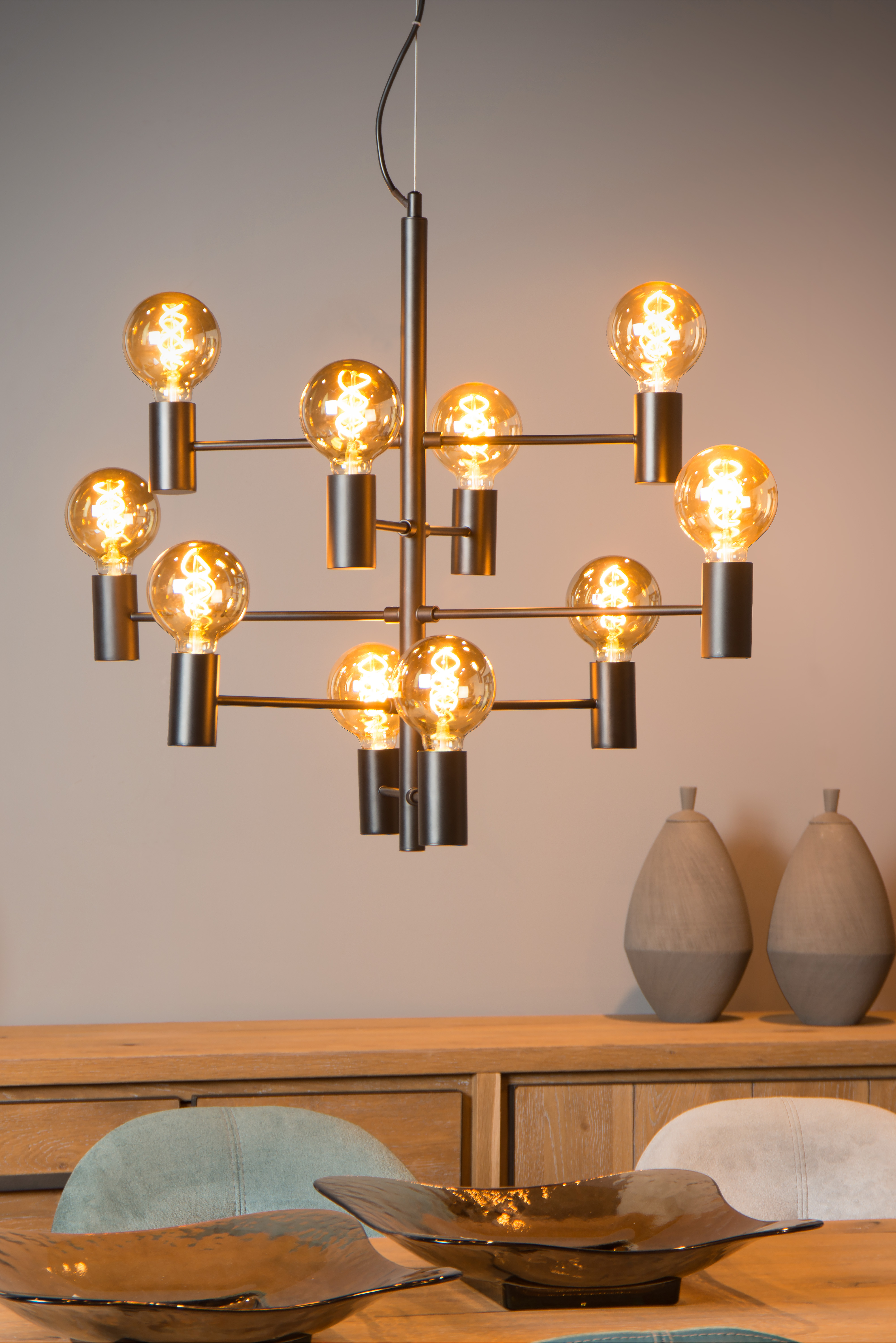 10 bulb pendant light