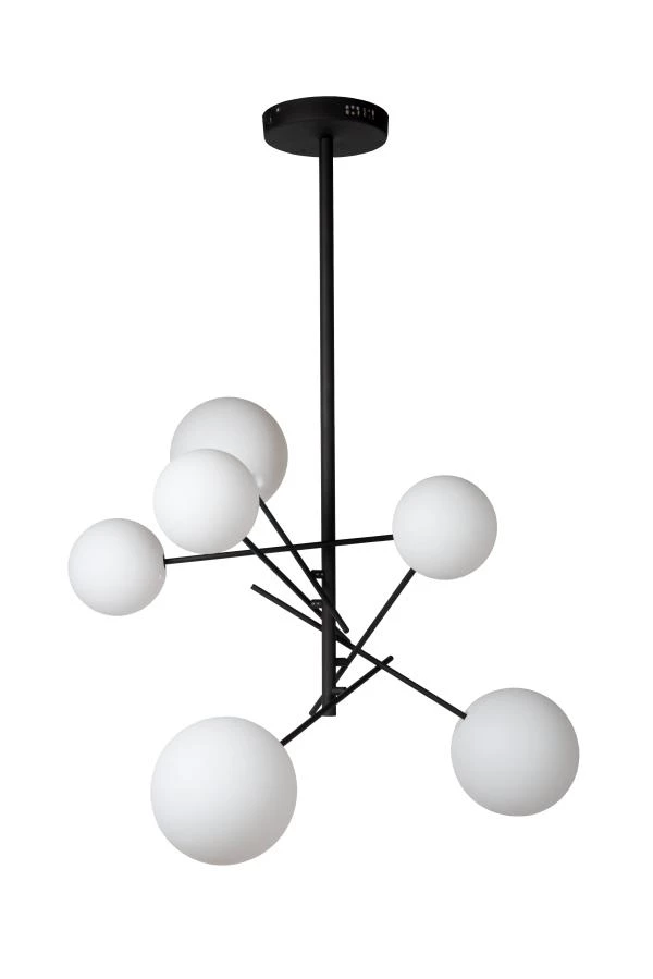 Lucide ALARA - Pendant light - Ø 72 cm - LED - G4 - 6x1,5W 2700K - Black