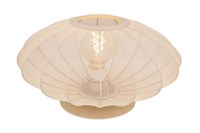 Lucide CORINA - Lampe de table - Ø 40 cm - 1xE27 - Crème allumé 8