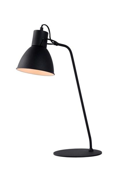 Lucide SHADI - Schreibtischlampe - Ø 20 cm - 1xE14 - Schwarz