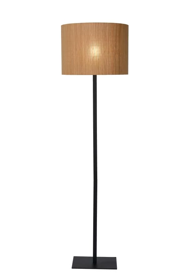 Lucide MAGIUS - Floor lamp - Ø 42 cm - 1xE27 - Natural - turned on