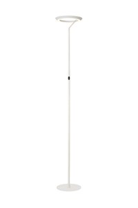 Lucide CELESTE - Floor lamp - Ø 28 cm - LED Dim. - 1x21W 2700K - White turned on 1