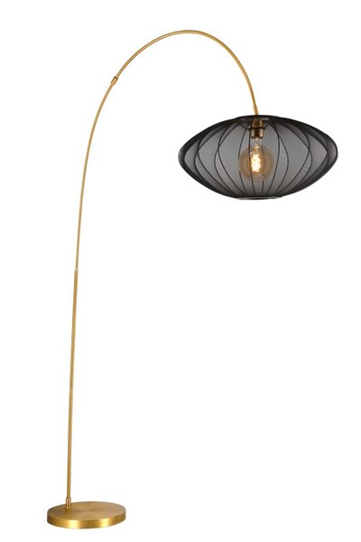 Lucide CORINA - Arc floor lamp - 1xE27 - Black