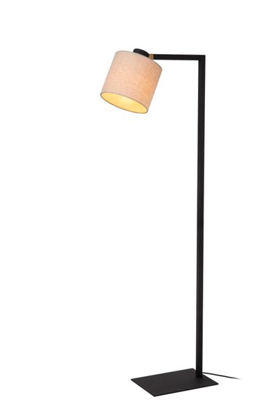 Lucide LESLEY - Floor lamp - 1xE27 - Black