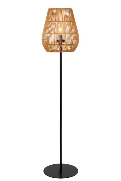 Lucide NERIDA - Lampadaire Intérieur/Extérieur - Ø 35 cm - 1xE27 - IP44 - Naturel