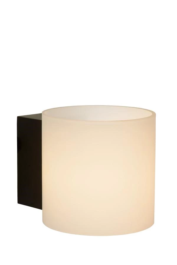 Lucide JELTE - Wall light Bathroom - 1xG9 - IP44 - Black - turned on