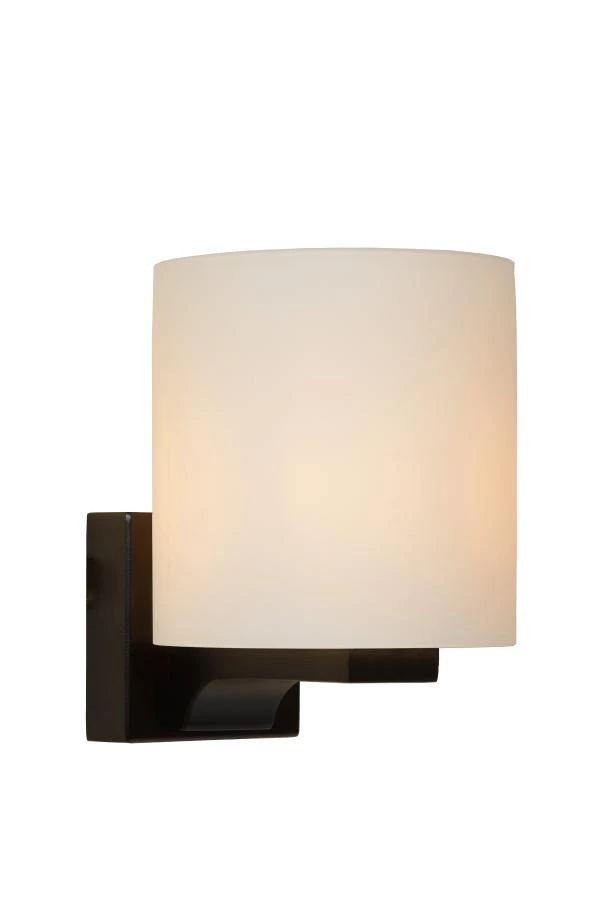 Lucide JENNO - Wall light Bathroom - 1xG9 - IP44 - Black - turned on