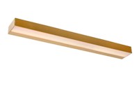 Lucide ALEXA - Lámpara de pared Baño - LED - 1x8W 3000K - IP44 - Oro mate / Latón encendido 2