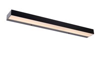 Lucide ALEXA - Lámpara de pared Baño - LED - 1x8W 3000K - IP44 - Negro encendido