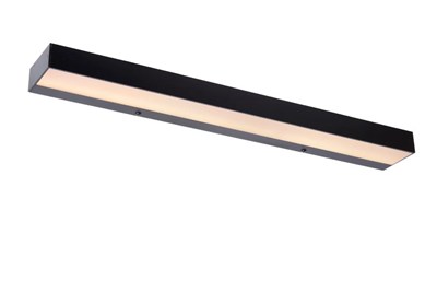 Lucide ALEXA - Lámpara de pared Baño - LED - 1x8W 3000K - IP44 - Negro