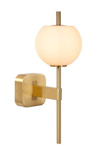 Lucide ELDA - Lámpara de pared Baño - 1xG9 - IP44 - Oro mate / Latón encendido 2