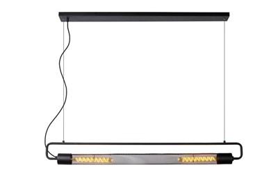 Lucide CALIXT - Pendant light - 2xE27 - Black