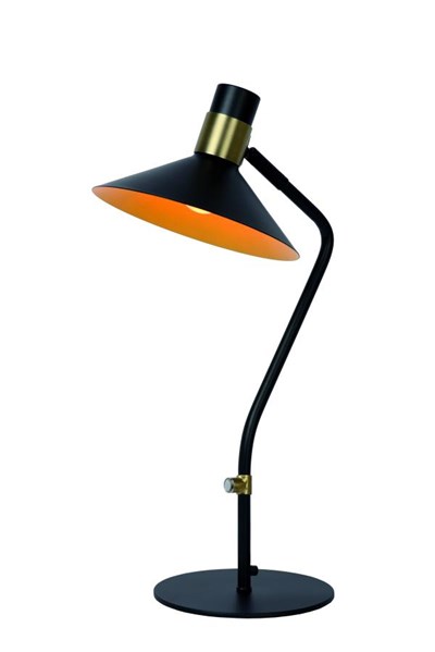 Lucide PEPIJN - Bureaulamp - 1xE14 - Zwart