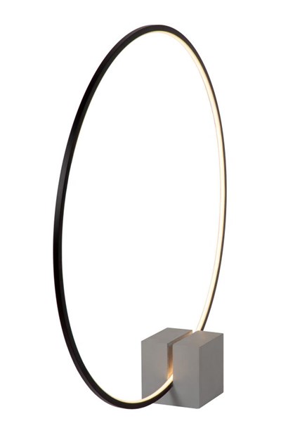 Lucide CIRKELIS - Table lamp - Ø 83 cm - LED Dim. - 1x24W 3000K - Black