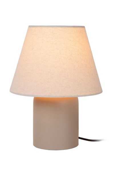 Lucide MACIA - Table lamp - 1xE14 - Cream