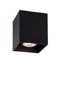 Lucide BODI - Foco de techo - 1xGU10 - Negro encendido