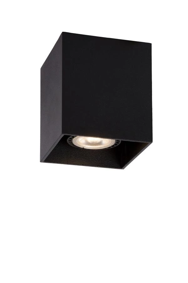 Lucide BODI - Foco de techo - 1xGU10 - Negro - encendido