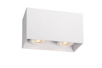 Lucide BODI - Ceiling spotlight - 2xGU10 - White turned on 1