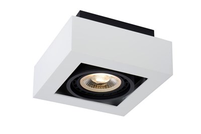 Lucide ZEFIX - Plafondspot - LED Dim to warm - GU10 (ES111) - 1x12W 2200K/3000K - Wit