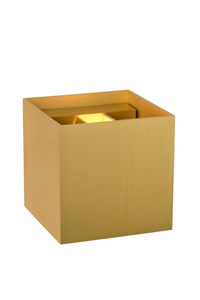 Lucide XIO - Wall light - LED Dim. - G9 - 1x4W 2700K - Adjustable beam angle - Matt Gold / Brass turned on 2