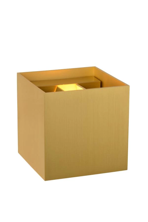 Lucide XIO - Wall light - LED Dim. - G9 - 1x4W 2700K - Adjustable beam angle - Matt Gold / Brass - turned on 2