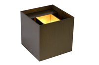 Lucide XIO - Wall light - LED Dim. - G9 - 1x4W 2700K - Adjustable beam angle - Rust Brown turned on 7