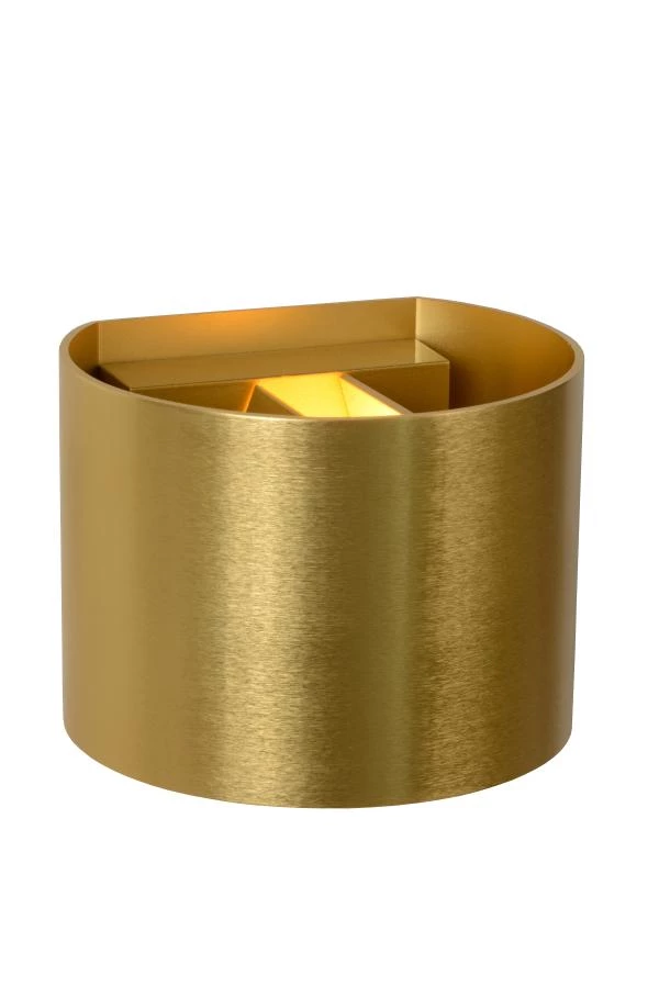 Lucide XIO - Wall light - LED Dim. - G9 - 1x3,5W 2700K - Adjustable beam angle - Matt Gold / Brass - turned on 2