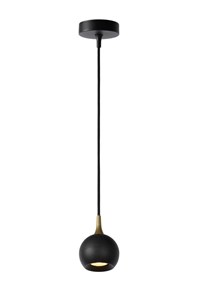 Lucide FAVORI - Suspension - Ø 9 cm - 1xGU10 - Noir allumé