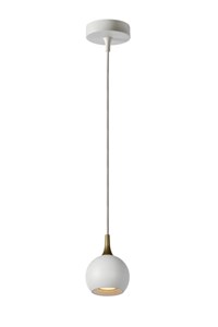 Lucide FAVORI - Suspension - Ø 9 cm - 1xGU10 - Blanc allumé 1