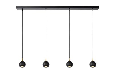 Lucide FAVORI - Suspension - 4xGU10 - Noir