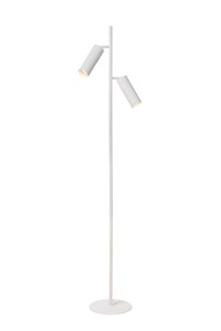 Lucide CLUBS - Floor lamp - 2xGU10 - White turned on 1