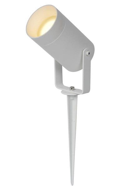 Lucide TAYLOR - Spot de jardin - Ø 10 cm - 1xGU10 - IP65 - Blanc