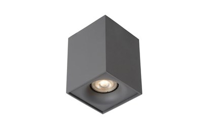 Lucide BENTOO-LED - Plafondspot - LED Dimb. - GU10 - 1x5W 3000K - Grijs