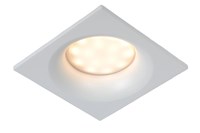 Lucide ZIVA - Foco empotrable en el suelo Baño - 1xGU10 - IP44 - Blanco encendido 1