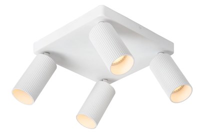 Lucide CLUBS - Ceiling spotlight - 4xGU10 - White